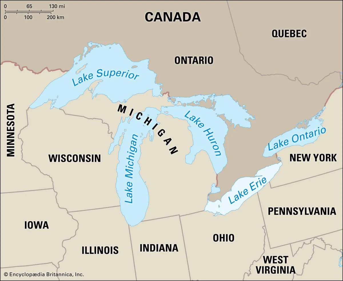 the Great Lakes